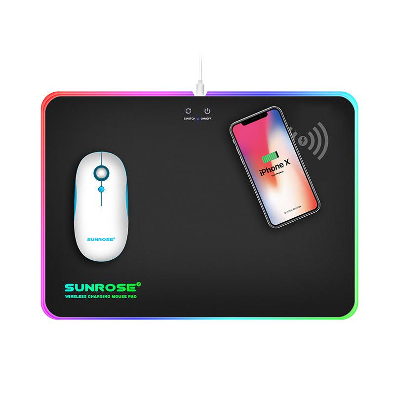 Wireless Charging Luminous Mouse Pad - trendsocialshop