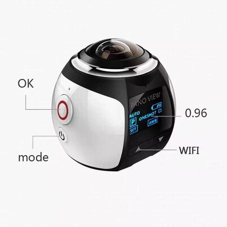 360 Degree 4K Panoramic Action Camera - trendsocialshop