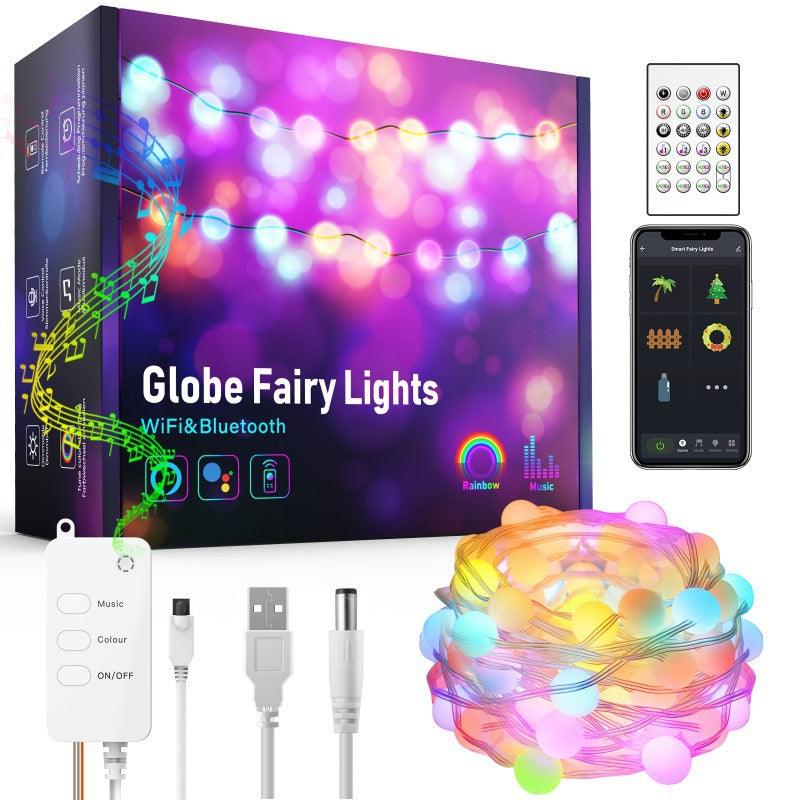 New RGB Christmas Decoration Lights Smart Wifi Mode Point Control - trendsocialshop